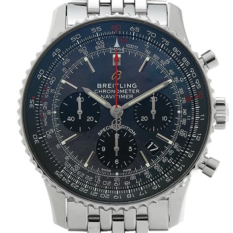 中古品A【BREITLING】ブライトリング ナビタイマー B01 クロ 